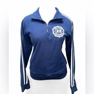 Y2K Hollister Women's Navy Pullover Sweater- Rare